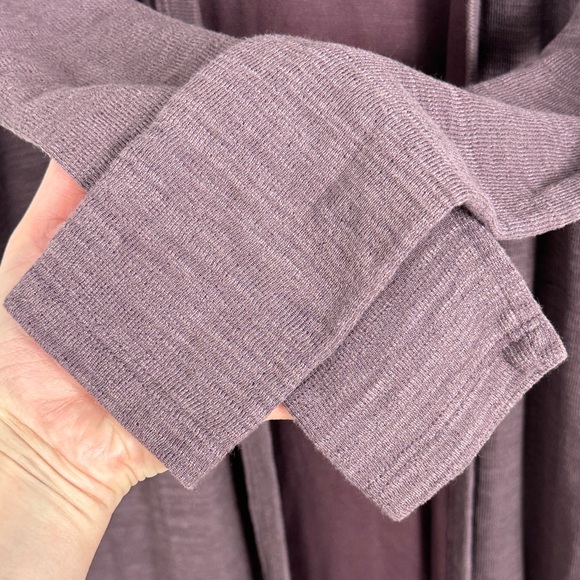 Free People Beach Bi-Coastal Cardigan Sweater Purple Womens Size Small Bohemian - Picture 8 of 14